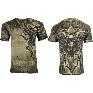 Xtreme Couture by Affliction Men's T-Shirt Last Scream Skull Biker S-4XL